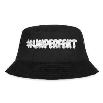 #unperfekt - nicht perfekt - Bucket Hat - Schwarz - Vorne - Lela (165cm)