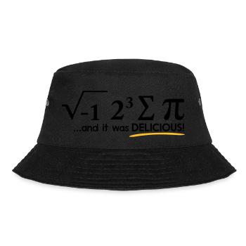 (i_ate_some_pie) - Bucket Hat - black - Front - Lela (165cm)