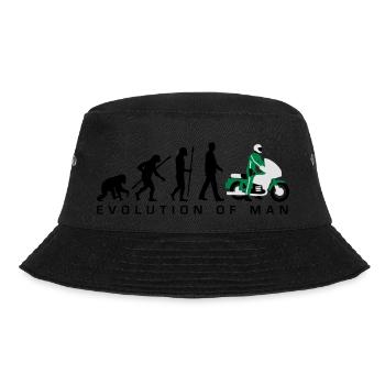Evolution des Mannes Motorrad-Polizist 09 2016 - Bucket Hat - Schwarz - Vorne - Lela (165cm)