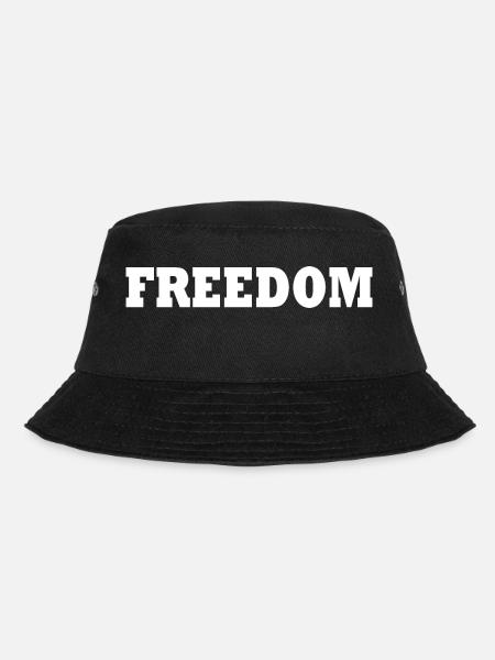 Freiheit - Bucket Hat - Schwarz