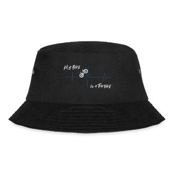 Fatbike bike mountain bike bicycle MTB cyclist - Bucket Hat - black - Front - Lela (165cm)