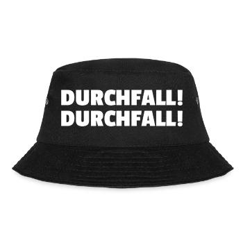Durchfall! Durchfall! Lustiger Spruch Geschenk - Bucket Hat - Schwarz - Vorne - Lela (165cm)