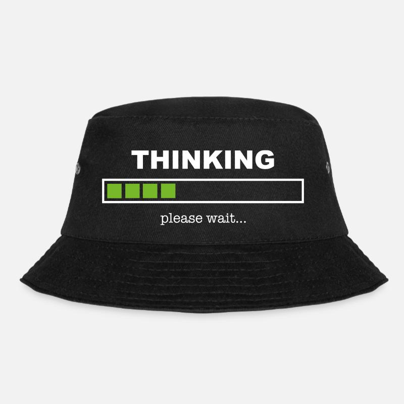 Nachdenken (Lustige Bilder) - Bucket Hat - Schwarz