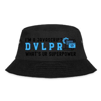 Je suis un développeur Javascript quelle est votre superpuissance - Bob - noir - Devant - Lela (165cm)