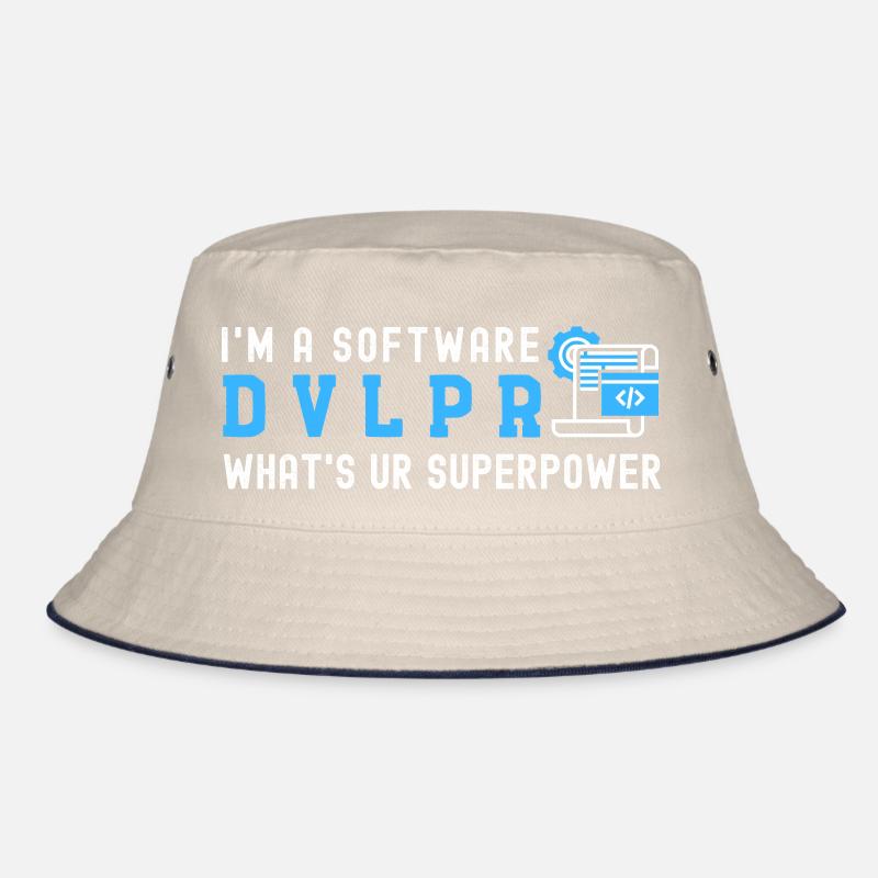 I'm a SOFTWARE DEVELOPER What's Your Superpower Bucket Hat
