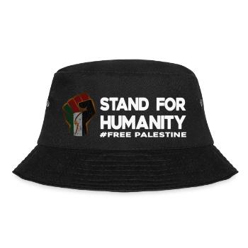 Freedom Fist Free Palestine - Bucket Hat - Schwarz - Vorne - Lela (165cm)