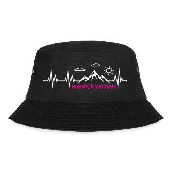 Wander Woman Wanderwoman - Bucket Hat - Schwarz - Vorne - Lela (165cm)