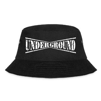 underground ghetto hip hop oldschool street urban - Bucket Hat - black - Front - Lela (165cm)
