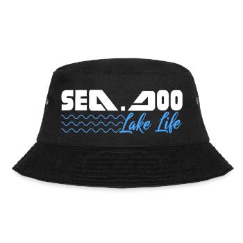 see doo lake life Design for a water sport fan - Bucket Hat - Schwarz - Vorne - Lela (165cm)