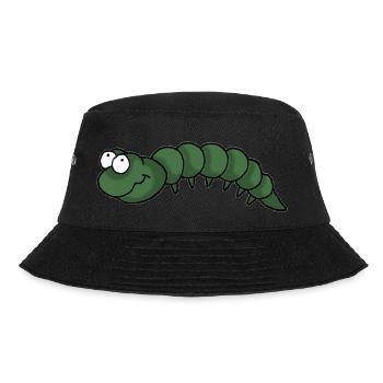 Raupe - Bucket Hat - Schwarz - Vorne - Lela (165cm)