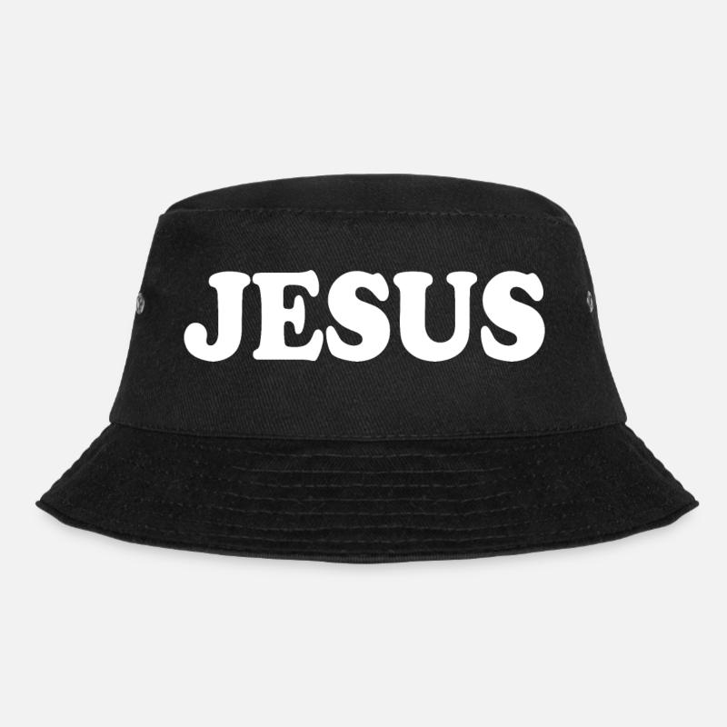 Jesus - Bucket Hat - Schwarz