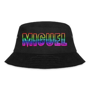 Miguel RS Rainbow - Bucket Hat - black - Front - Lela (165cm)