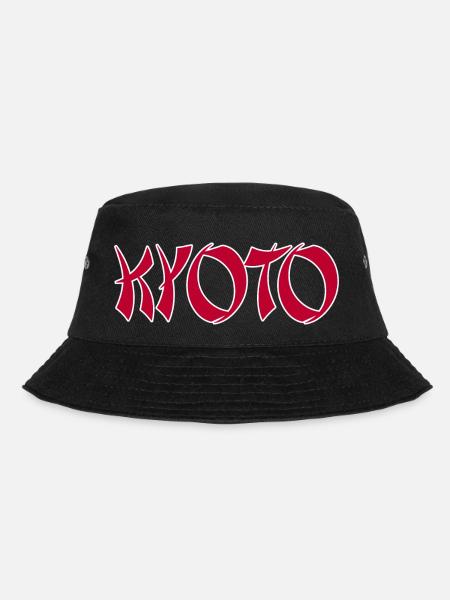 Kyoto - Bucket Hat - Schwarz
