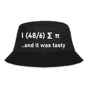 Nerd Mathematik Witze Geschenk Geschenkidee lustig - Bucket Hat - Schwarz - Vorne - Lela (165cm)