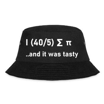 Math Funny Nerdy Joke Gift Gift Idea - Bucket Hat - black - Front - Lela (165cm)
