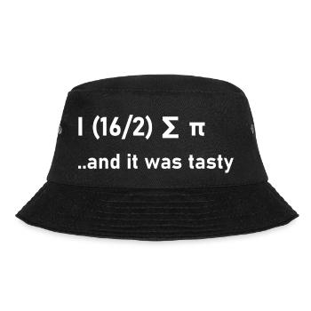 Math Joke Funny Gift Gift Idea Nerdy - Bucket Hat - black - Front - Lela (165cm)