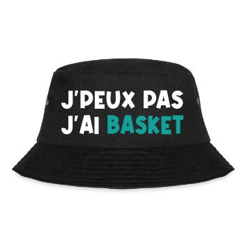 Je peux pas j'ai basket - Bob - noir - Devant - Lela (165cm)