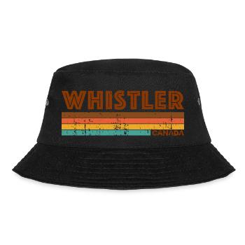 Vintage 1980s Style Whistler Canada - Bob - noir - Devant - Lela (165cm)