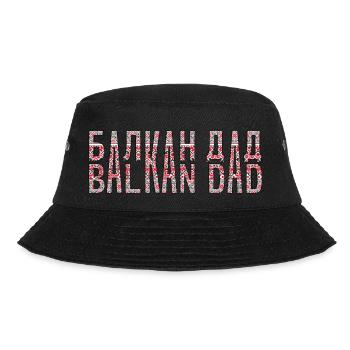 Balkan Papa bosnien serbien kroatien montenegro kosovo - Bucket Hat - Schwarz - Vorne - Lela (165cm)