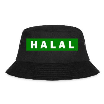 Halal - Bucket Hat - Schwarz - Vorne - Lela (165cm)