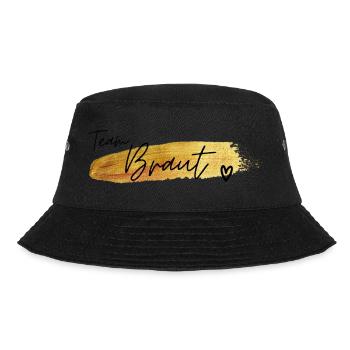 Team Braut Team Bride - Bucket Hat - Schwarz - Vorne - Lela (165cm)