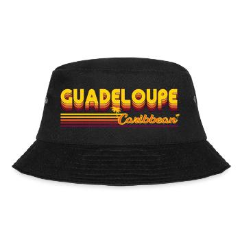 Guadeloupe - Karibischer Traum Design - Bucket Hat - Schwarz - Vorne - Lela (165cm)