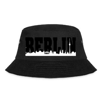 Berlin - Bucket Hat - Schwarz - Vorne - Lela (165cm)