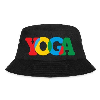 Yoga / Namaste / Zen - Bucket Hat - Schwarz - Vorne - Lela (165cm)
