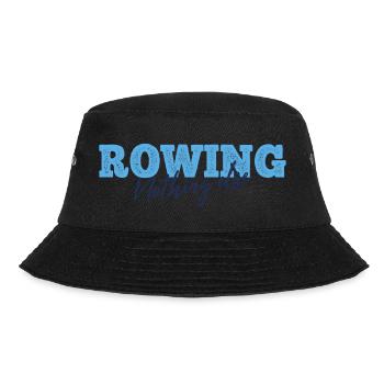 Rowing Nothing Else Slogan - Rower - Rowing - Bucket Hat - black - Front - Lela (165cm)