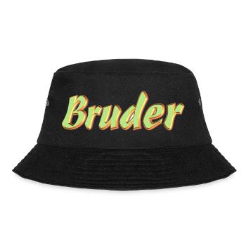 Kosename Bruder 3D Style - Bucket Hat - Schwarz - Vorne - Lela (165cm)