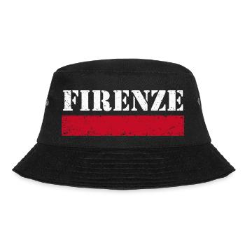 Florenz Vintage - Bucket Hat - Schwarz - Vorne - Lela (165cm)