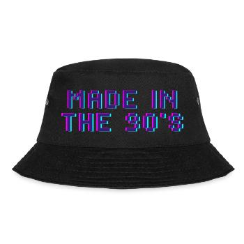 Made in the 90's - Bucket Hat - Schwarz - Vorne - Lela (165cm)