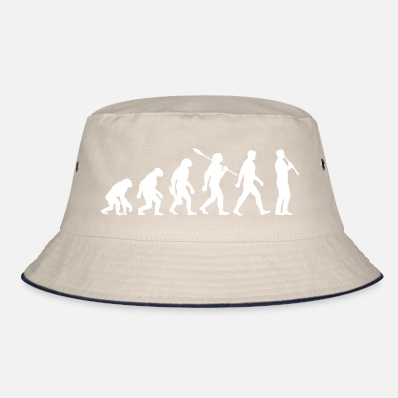 Evolution - Musiker - Klarinettist Bucket Hat