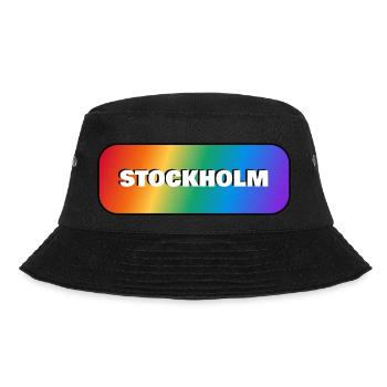 STOCKHOLM RAINBOW PRIDE - Bucket Hat - black - Front - Lela (165cm)
