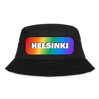Helsinki Finland Gay Pride - Bucket Hat - black - Front - Lela (165cm)