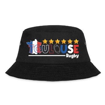 Toulouse Rugby 6 Etoiles Sport Fierté - Bob - noir - Devant - Lela (165cm)