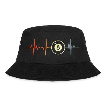 Ich liebe Billard - Bucket Hat - Schwarz - Vorne - Lela (165cm)