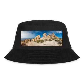 Dingli Felsformation in der Nähe von Dingli Cliffs Malta - Bucket Hat - Schwarz - Vorne - Lela (165cm)
