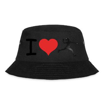 J’aime le handball - Autocollant de sport relatable - Bob - noir - Devant - Lela (165cm)