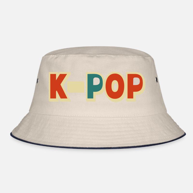 K-Pop 5 anpassbare Farben Bucket Hat