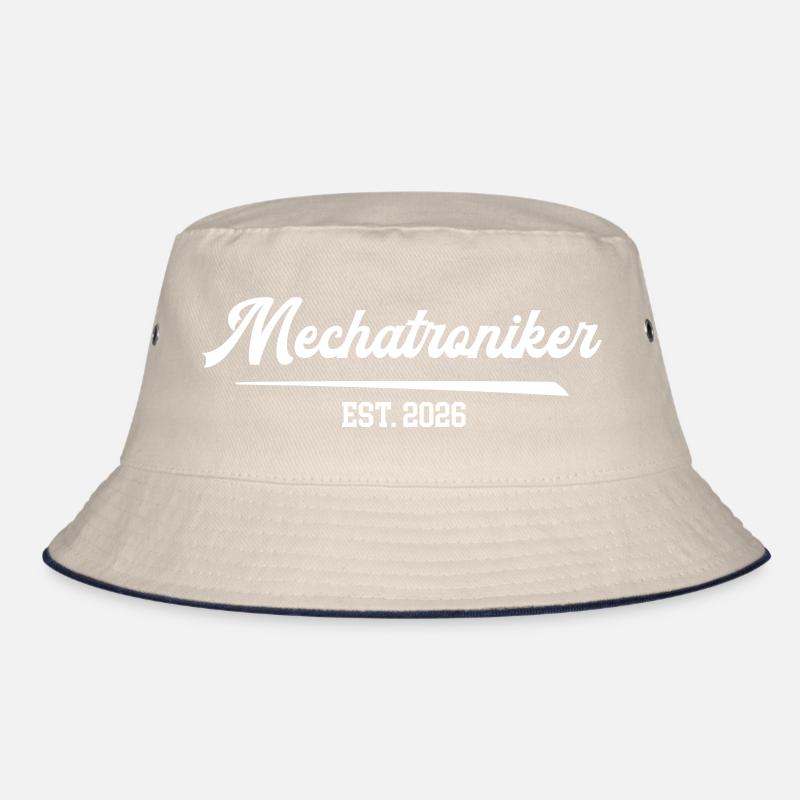 Mechatronics Technician 2026 Mechatronics Automotive Mechanic Bucket Hat