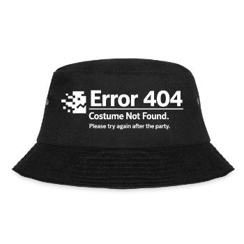 Error 404 Costume Not Found - Bucket Hat - Schwarz - Vorne - Lela (165cm)