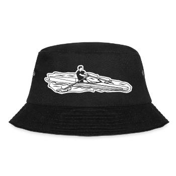 Ruderer Junge - Bucket Hat - Schwarz - Vorne - Lela (165cm)