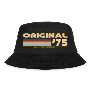 Retro vintage 1975 - Bucket Hat - black - Front - Lela (165cm)