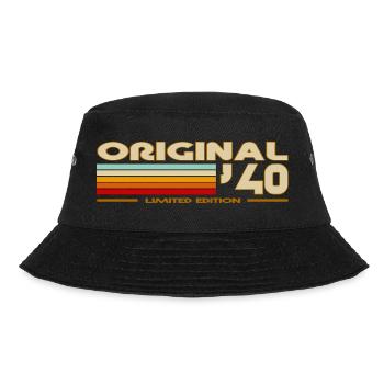 1940 - Bucket Hat - black - Front - Lela (165cm)