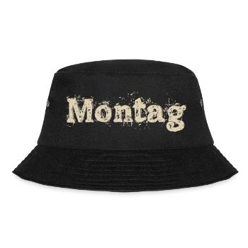 Montag - Bucket Hat - Schwarz - Vorne - Lela (165cm)