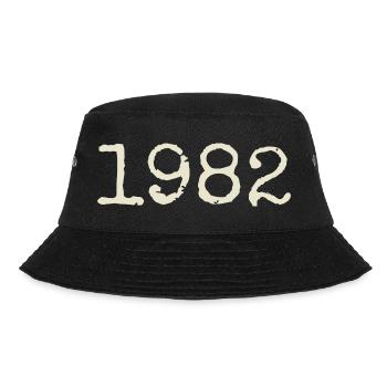 Geburtstagsgeschenk 1982 – Großartig seit 1982 - Bucket Hat - Schwarz - Vorne - Lela (165cm)