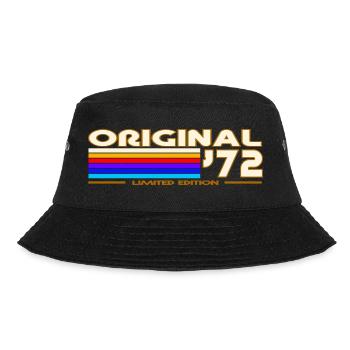 1972 - Bucket Hat - Schwarz - Vorne - Lela (165cm)