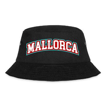 Mallorca Schriftzug - Bucket Hat - Schwarz - Vorne - Lela (165cm)