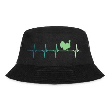 turkey heartbeat turkey - Bucket Hat - black - Front - Lela (165cm)